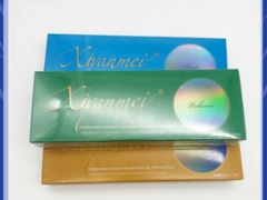 Exposição de produtos médicos estéticos